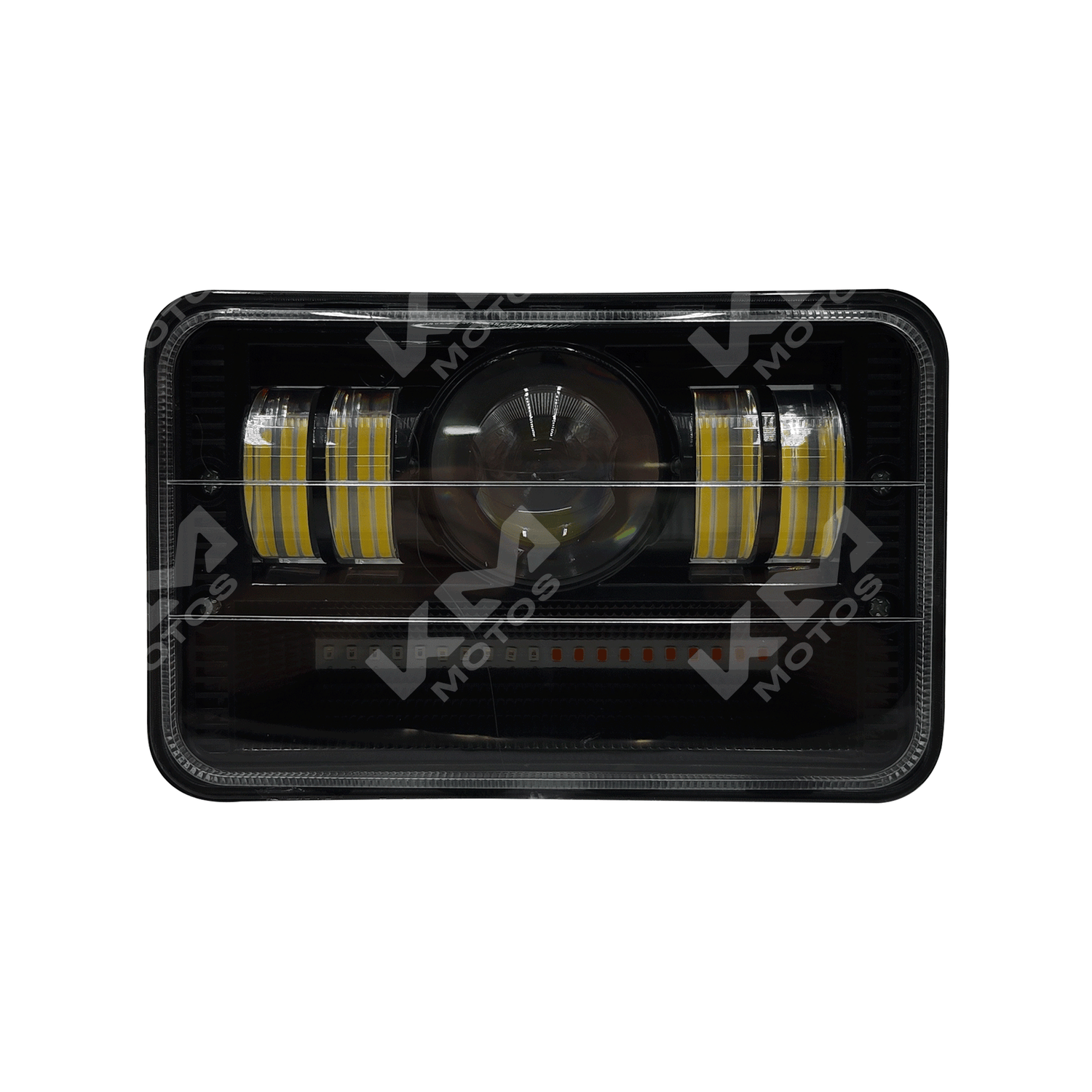 Luz LED cuadrada para coche Prime03 de KM Motos, foco principal de alta intensidad para vehículos.