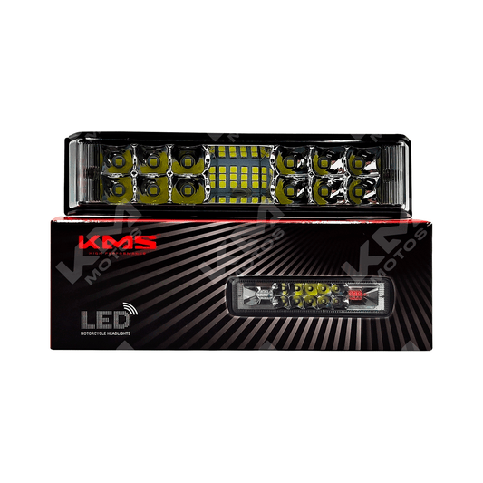 LUZ LED BARRA OPTIMUS LCS04 EDGE ESCOLTA FLASH - KMMOTOSHN