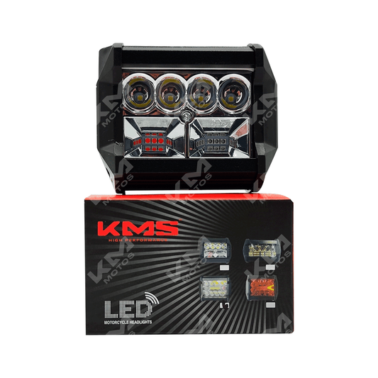 LUZ LED BARRA OPTIMUS LCS05 4+2P ESCOLTA FLASH - KMMOTOSHN
