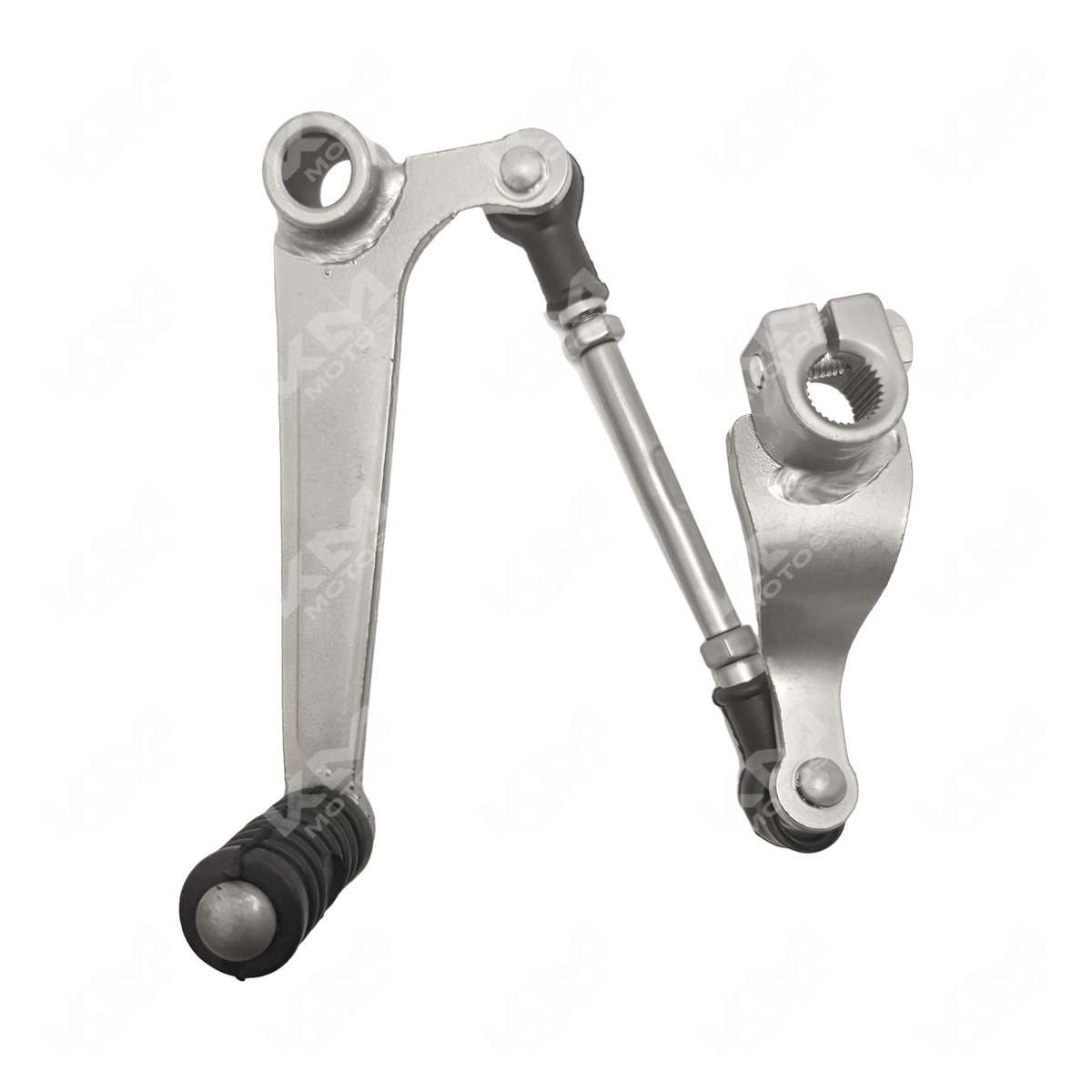 Pedal de cambio para motocicleta Pulsar NS 160 de KM Motos, resistente y de alta calidad, en imagen con detalles visibles.