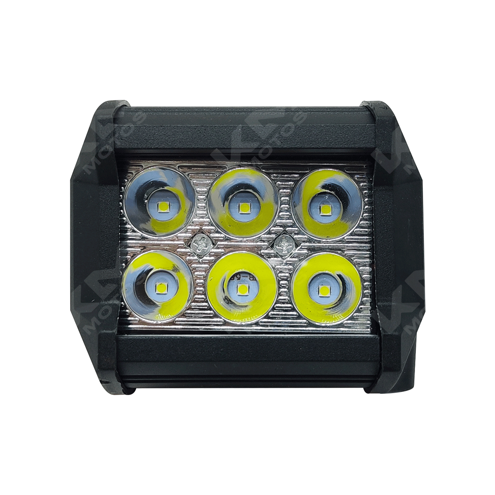 BARRA LED CUADRADA 6P NEGRO KMS