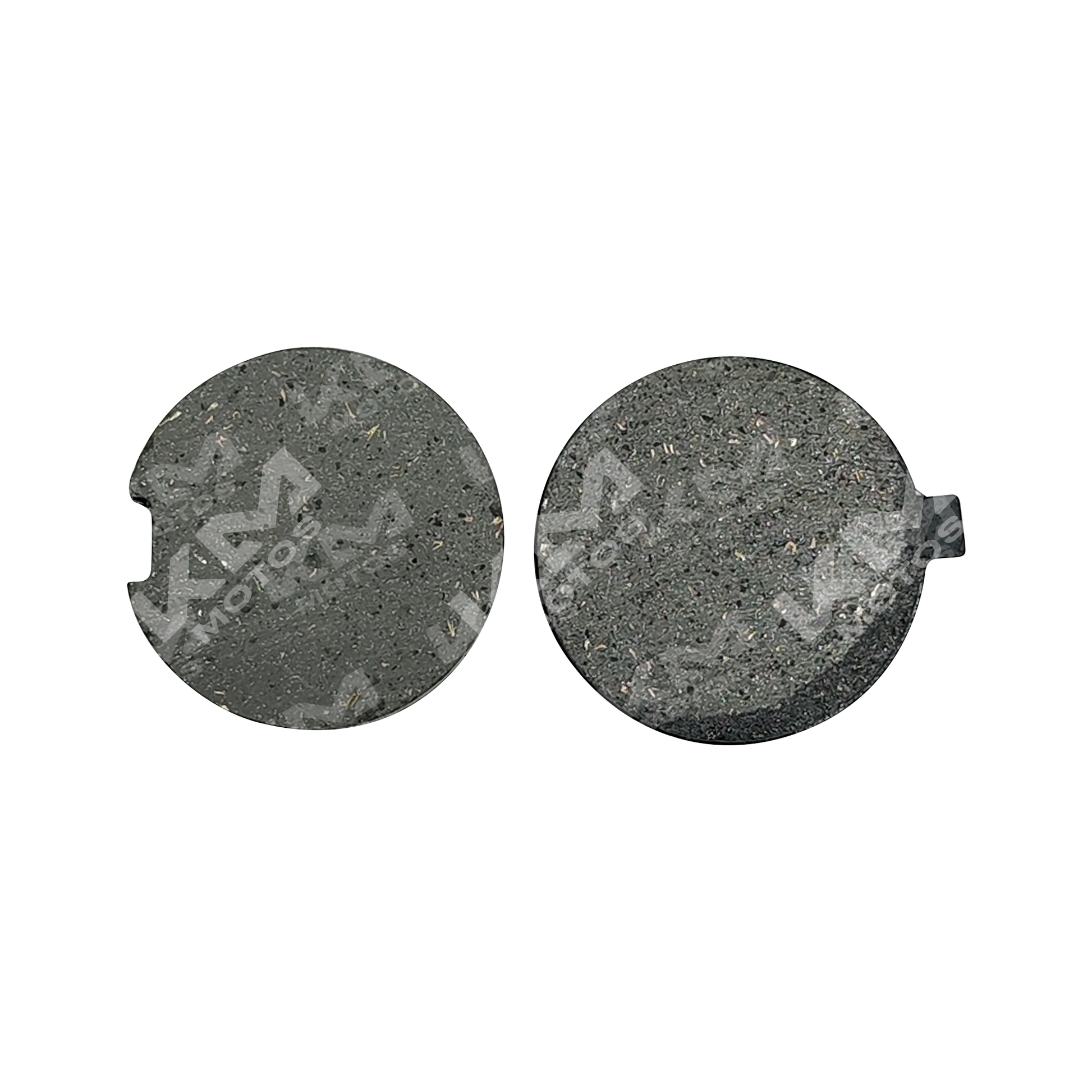 Pastillas de freno Kms para Yumbo y Shineray, diseño redondo, piezas de freno de alta calidad para motos.