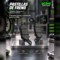 PASTILLAS DE YBR125-G TT (MODELO NUEVO)