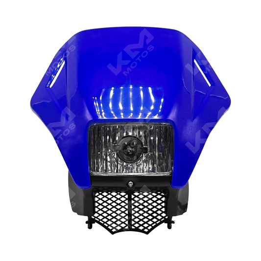 CARENA COMPLETA DE ZX200/GXT/KMF AZUL KMS - KMMOTOSHN