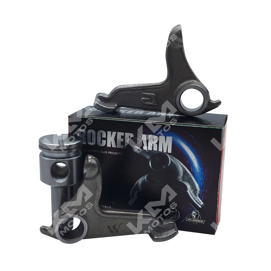 Kit de balancines inferiores KM Motos para CG125, CG150, ZX200L, DM200 y más, con pasador WIMMA KMS, componentes en la imagen.