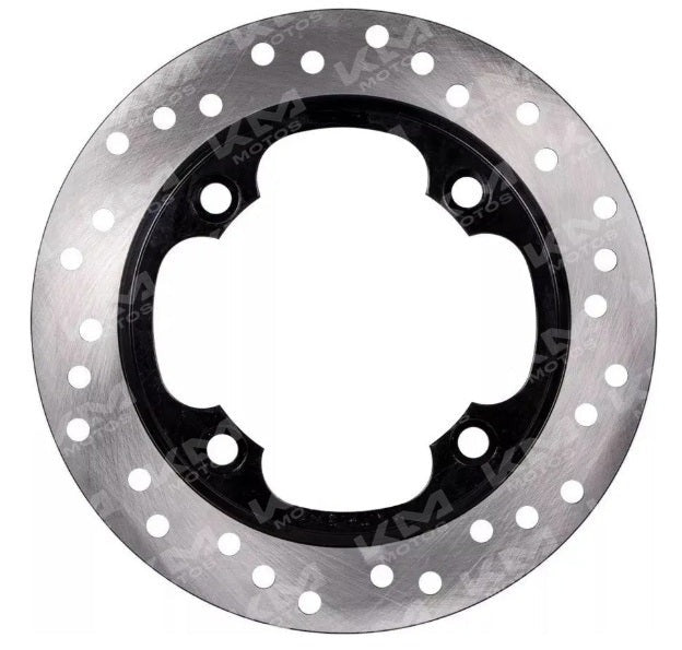 Disco de freno trasero WIMMA para CB 150, imagen del disco de freno en acabado metálico.