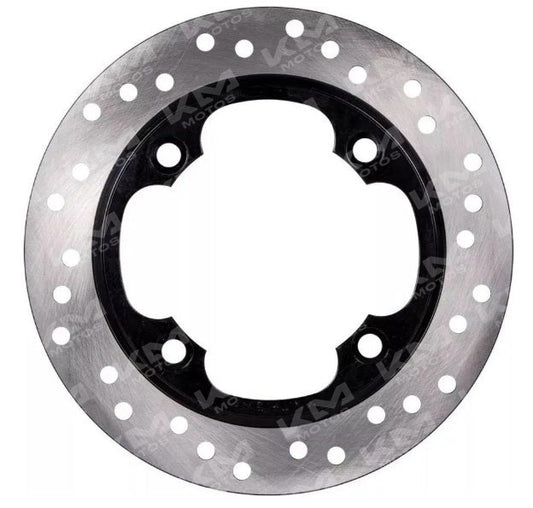Disco de freno trasero WIMMA para CB 150, imagen del disco de freno en acabado metálico.