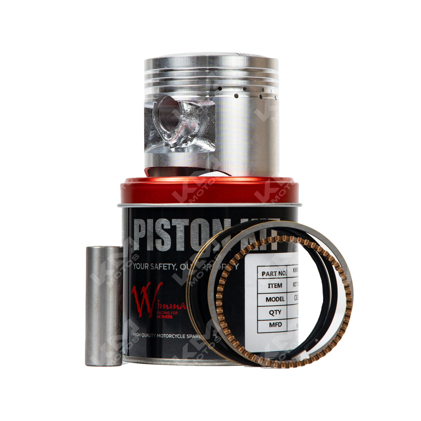 KIT DE PISTON HJ-125-7 / FT-125 WIMMA