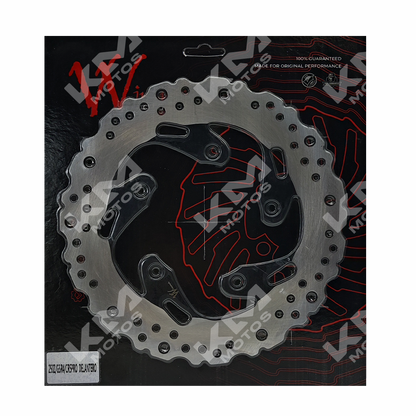 Disco de freno trasero KM Motos 250Z/GSR4/CR5PRO, resistente y duradero para motocicleta.