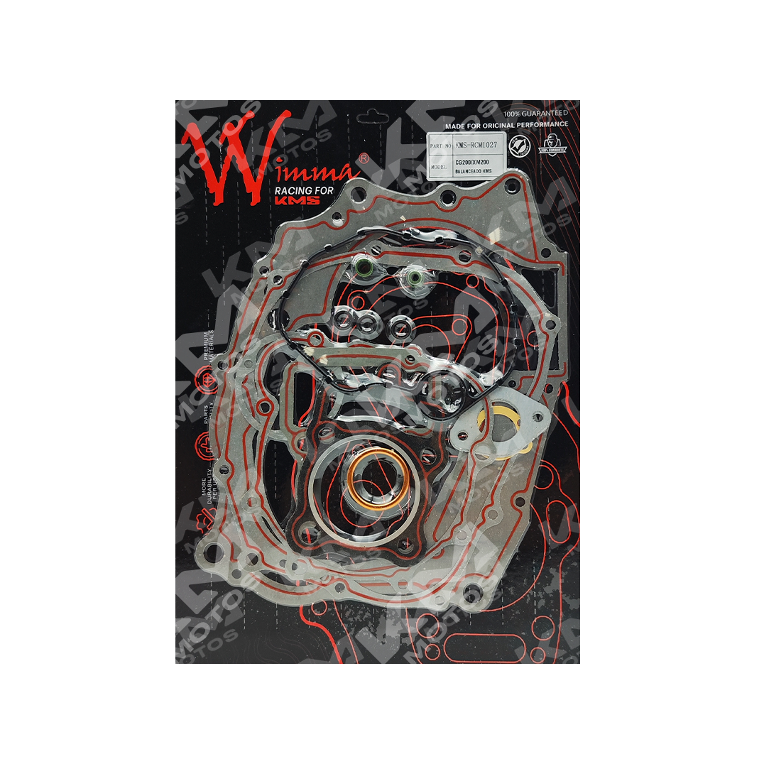 Empaques de Motor CG200/XM200 NO Balaceado 196CC -63.5MM Wimma Kms