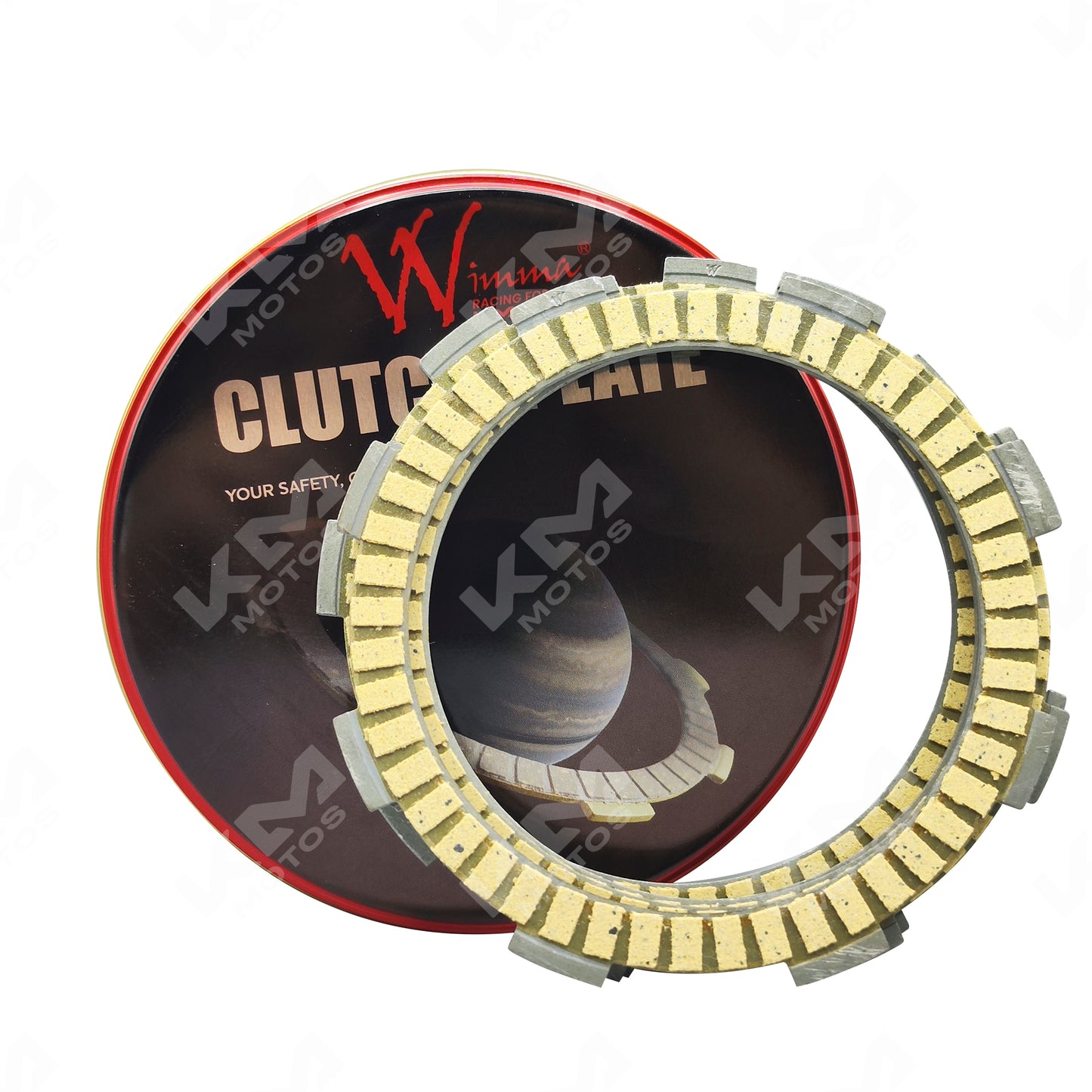 DISCOS DE CLUTCH BAJAJ PULSAR-135 / BOXER-150 / DISCOVER-150 / XCD-125 _4PCS) WIMMA KMS