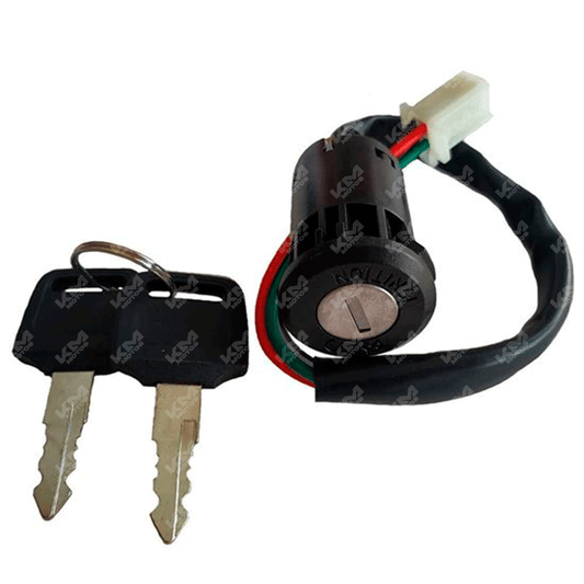 SWITCH DE IGNICION (LLAVIN) CG125/FT125/STD (SOLO) KMS