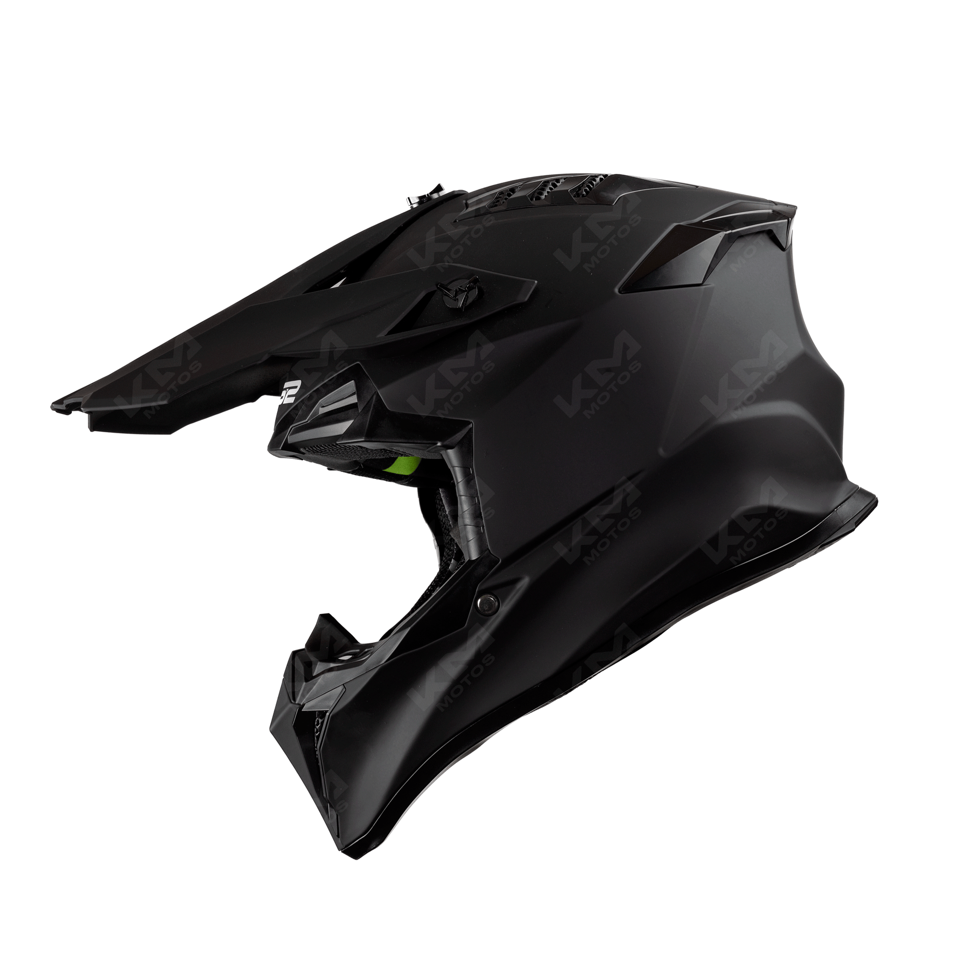 CASCO CROSS NEGRO MATE SOLID DOT WLT127 HS2 "S" - KMMOTOSHN