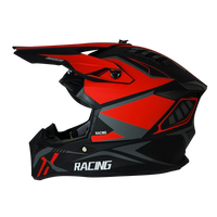 CASCO CROSS NEGRO/ROJO MATE DOT RACING HS2 "M"