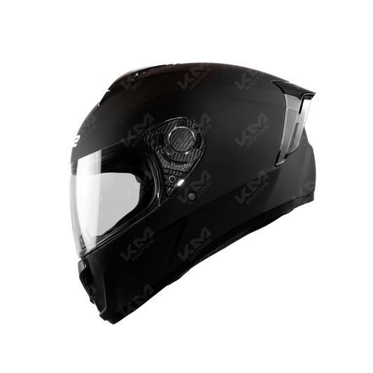 CASCO CERRADO NEGRO MATE SOLID LS01 DOT WLT111 HS2 V.C. "L"