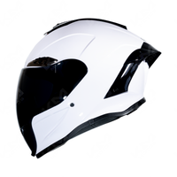 CASCO CERRADO BLANCO BRILLO SOLID WLT109L DOT HS2 KMS V.N. "XL"