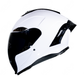 CASCO CERRADO BLANCO BRILLO SOLID WLT109L DOT HS2 KMS V.N. "L"