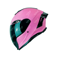 CASCO CERRADO ROSADO MATE SOLID WLT109L DOT HS2 KMS V.N. "L"