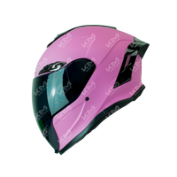 CASCO CERRADO ROSADO MATE SOLID WLT109L DOT HS2 KMS V.N. "M"