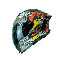 CASCO CERRADO NEGRO MATE LOONEY WLT109L DOT HS2 KMS V.N. "M"