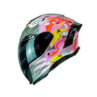 CASCO CERRADO ROSADO MATE LOONEY WLT109L DOT HS2 KMS V.N. "M"
