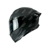 CASCO CERRADO NEGRO MATE DOT SOLID LS02 WLT109L HS2 V.C. XXL