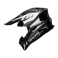CASCO CROSS NEGRO/BLANCO MATE RANCING LS02 DOT WLT189 HS2 XXL