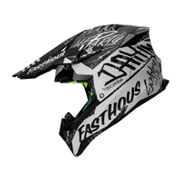CASCO CROSS NEGRO/BLANCO MATE FASTHOUSE DOT WLT189 HS2 "L"