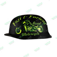 CASCO GORRITA NEGRO MATE FAST ROAD (PANDILLERO) DOT WLT307 HS2 "XL"