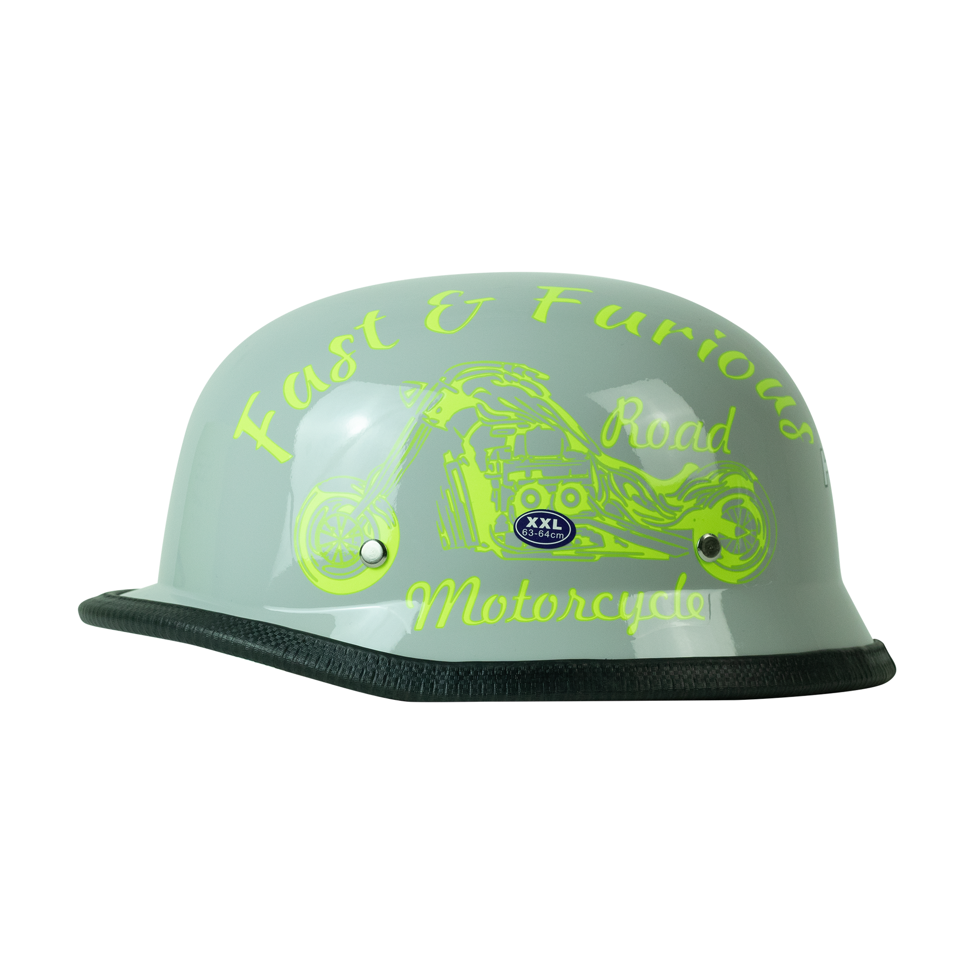 CASCO GORRITA GRIS FAST ROAD (PANDILLERO) DOT WLT307 HS2 "L"
