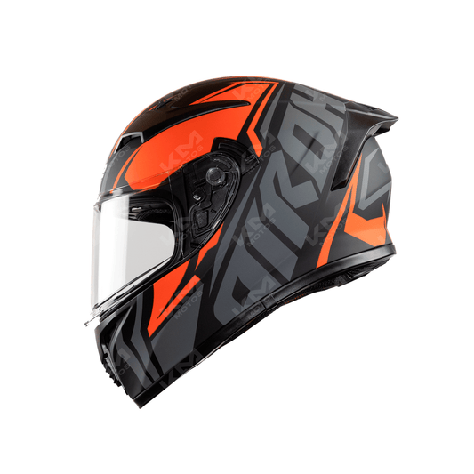 CASCO CERRADO NEGRO/ANARANJADO AIROH WLT108 DOT HS2 KMS "XXL" - KMMOTOSHN