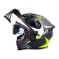 CASCO MODULAR NEGRO/AMARILLO INSPECT WLT169 DOBLE VISERA DOT HS2 KMS "XXL"