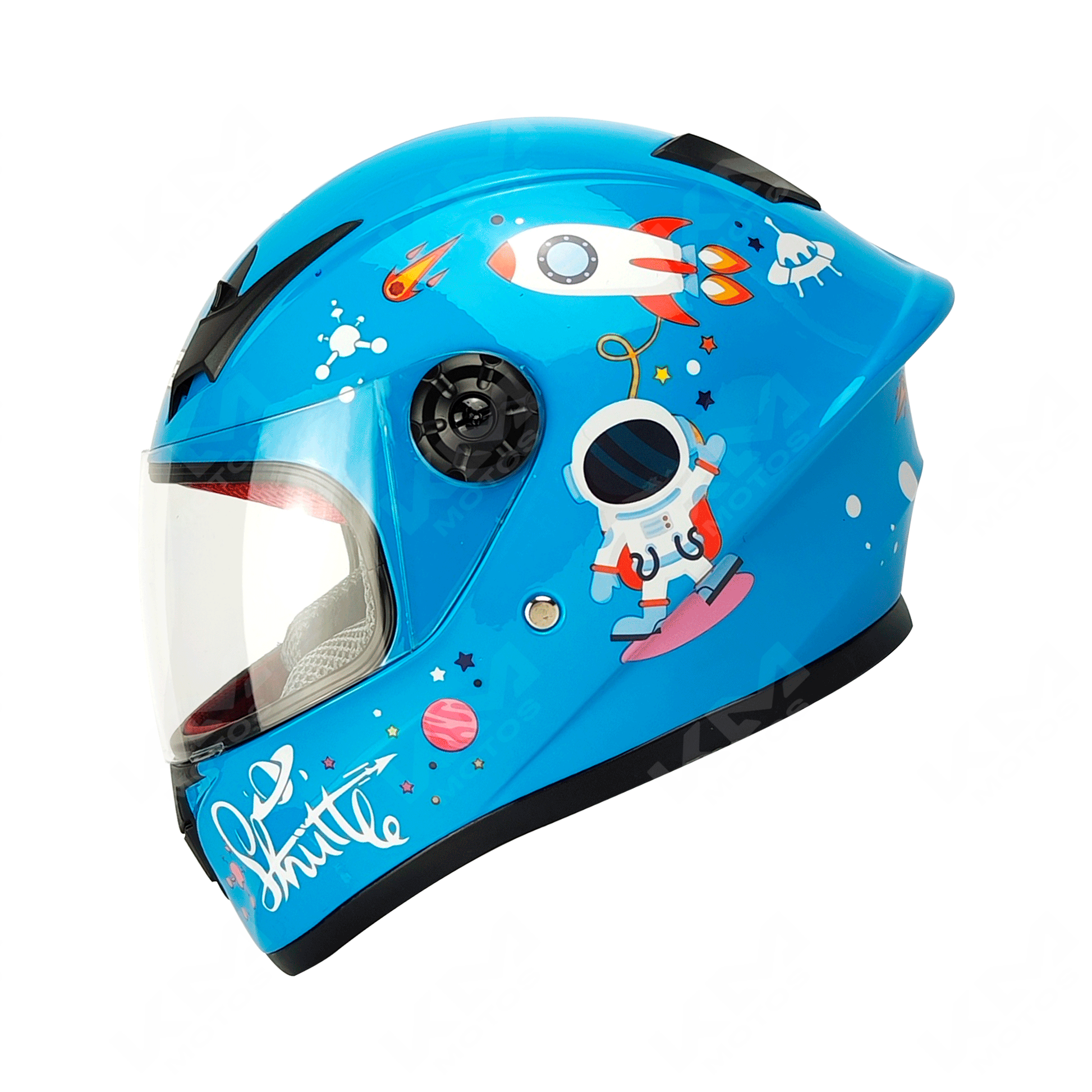 CASCO CERRADO P/NINO BRT PLUS AZUL WLT506 ABS HS2 "L"