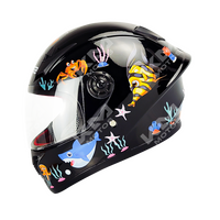 CASCO CERRADO P/NINO BRT PLUS NEGRO WLT506 ABS HS2 "L"