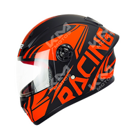 CASCO CERRADO P/NINO BRT PLUS NEGRO/ANARANJADO WLT506 ABS HS2 "M"