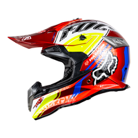 CASCO CROSS ROJO FOX DOT WLT188 HS2 M