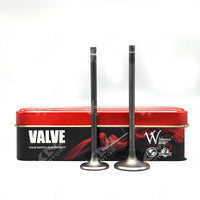 VALVULAS DE ADMICION Y ESCAPE DISCOVER 135 SUPREM-SPORT-125 DTSI-PULSAR BLACK TEC-DTSi TEC WIMMA KMS