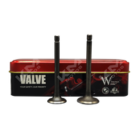 VALVULAS DE ADMICION Y ESCAPE BOXER CT 100-ES-KS-BM 100 S-S1D-BM 100 CLASSIC-PLATINO 100-CALIBER 115 WIMMA KMS