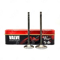 VALVULAS DE ADMICION Y ESCAPE PULSAR 180 UG-FI-GT-BSIV-180 DTSI-V2009-II-BLACK TEC WIMMA KMS