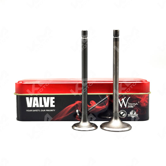 VALVULAS DE ADMICION Y ESCAPE AKT 150 TTR-AK 150 EVO-AK 150 EVO NE-AK 150 EVO R3 WIMMA KMS - KMMOTOSHN