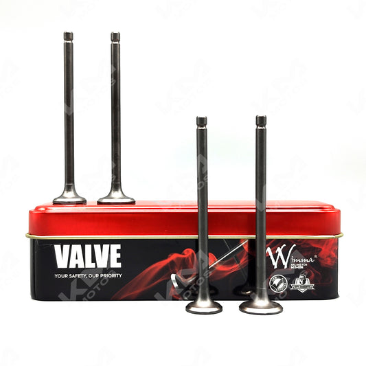 VALVULAS DE ADMICION Y ESCAPE DISCOVER 100M-DISCOVER 110(4 PCS) WIMMA KMS - KMMOTOSHN