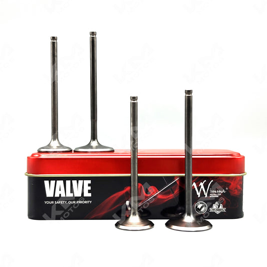 VALVULAS DE ADMICION Y ESCAPE KTM200 DUKE(4 PCS) WIMMA KMS - KMMOTOSHN