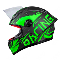 CASCO CERRADO P/NINO BRT PLUS NEGRO/VERDE WLT506 ABS HS2 M