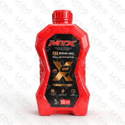 Aceite Moto 20W-50 Full Sintético MTX 1 Litro - API SN / JASO MA2