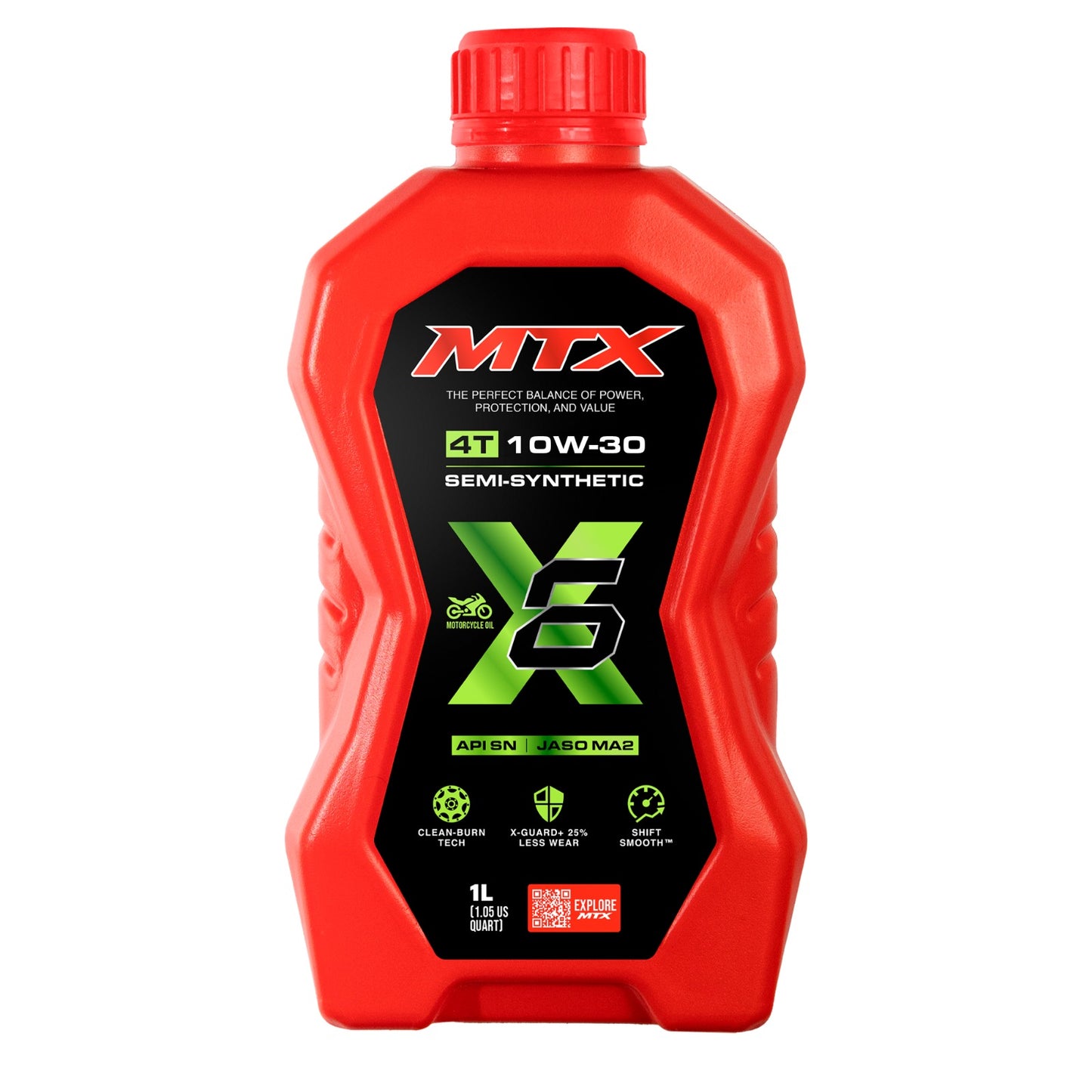 ACEITE 10W30 SEMI SYNTHETIC MTX - KMMOTOSHN