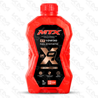 Aceite Moto 10W-30 Full Sintético MTX 1 Litro - API SN / JASO MA2