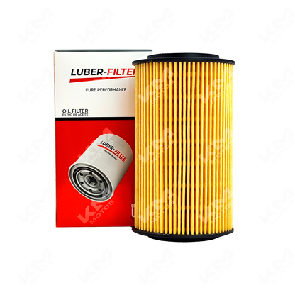 Filtro de aceite KM Motos para Santa Fe 07-09, V6 3.3, Veracruz y Sorento, muestra el filtro de aceite en la imagen
