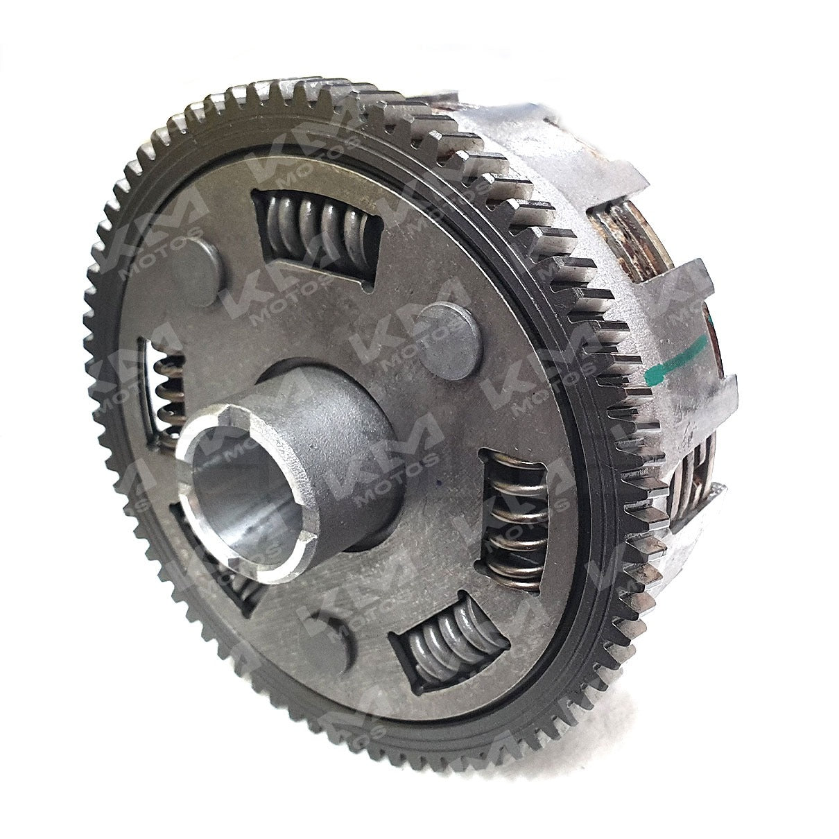 Accionador de clutch completo Platina 100ES, componente mecánico para sistemas de transmisión, imagen en fondo blanco.