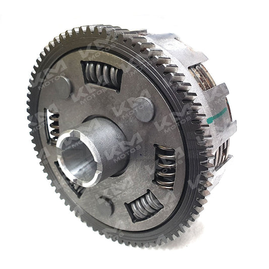 Accionador de clutch completo Platina 100ES, componente mecánico para sistemas de transmisión, imagen en fondo blanco.