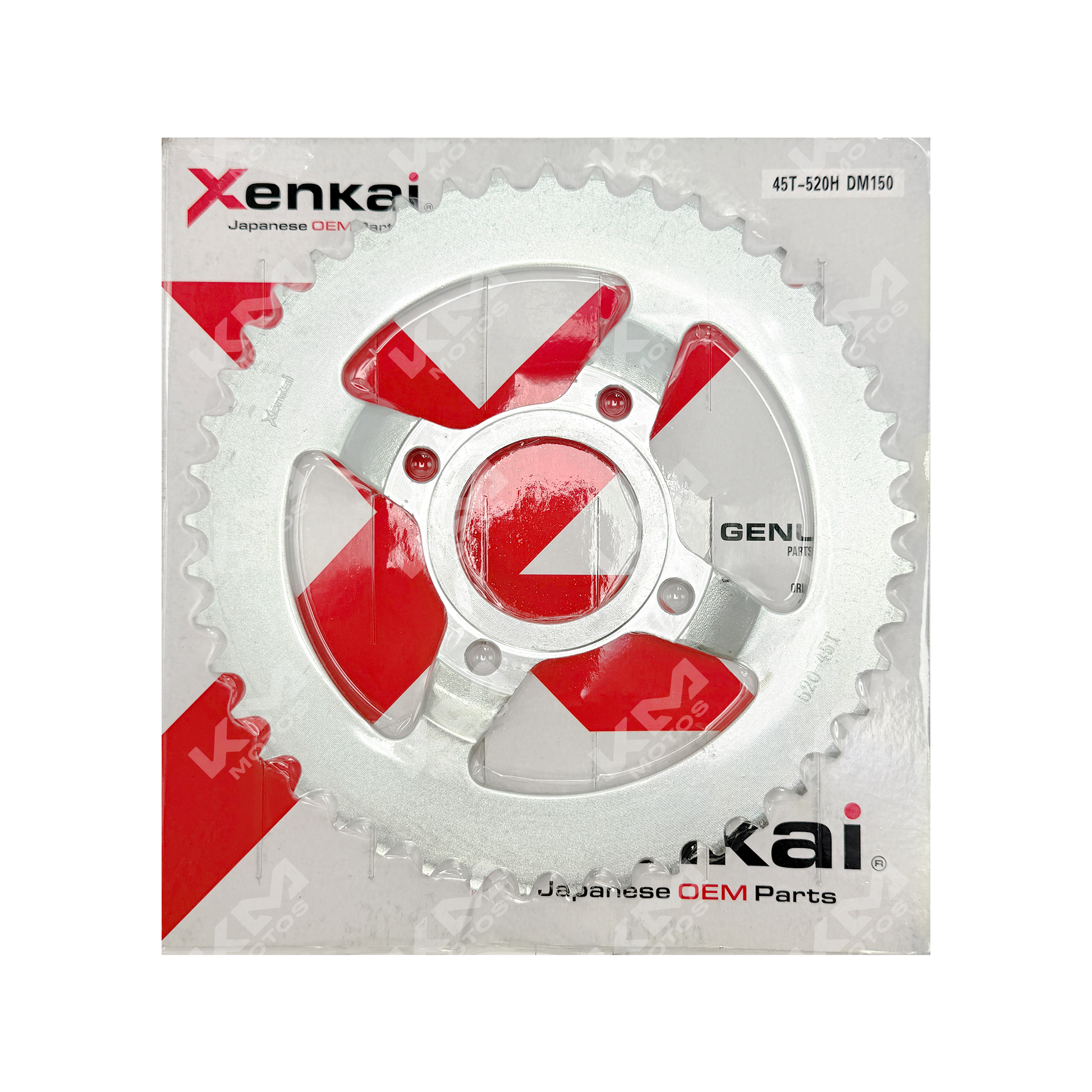 Catarina XENKAI CATARINA 45T/520H XM200Z/DM150 con comba, en color negro, mostrando detalles del producto.